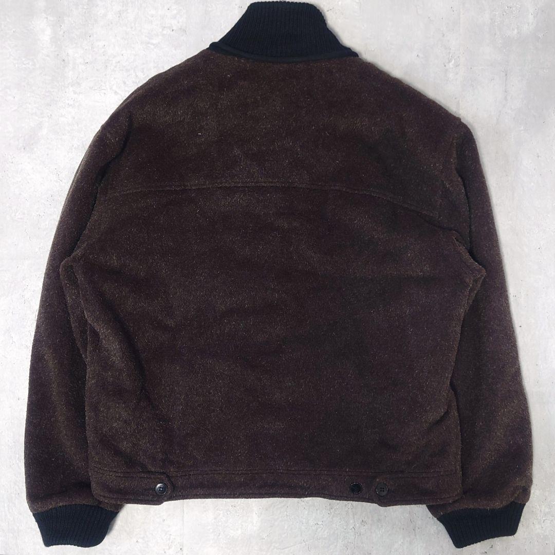 【名作】アニエスベーオム ウール モヘヤ ジップブルゾン 八の字 riri