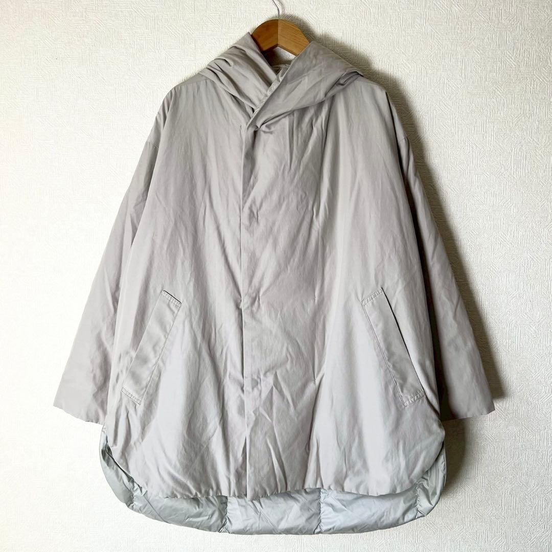 Plantation 2023 ライトリバーダウン フード リバーシブル グレー
