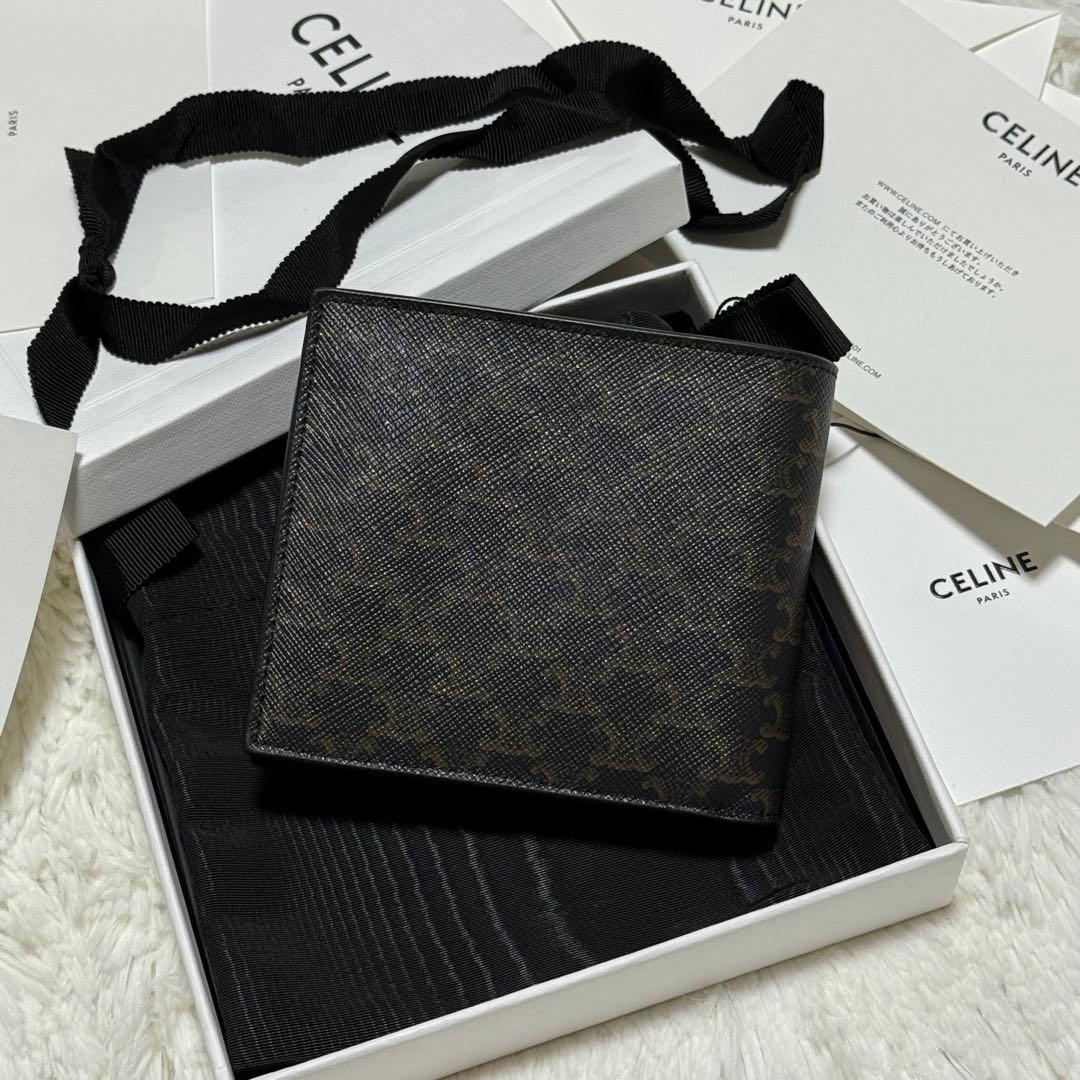 ⭐️未使用品⭐️　CELINE　二つ折り財布　トリオンフ　バイフォールド
