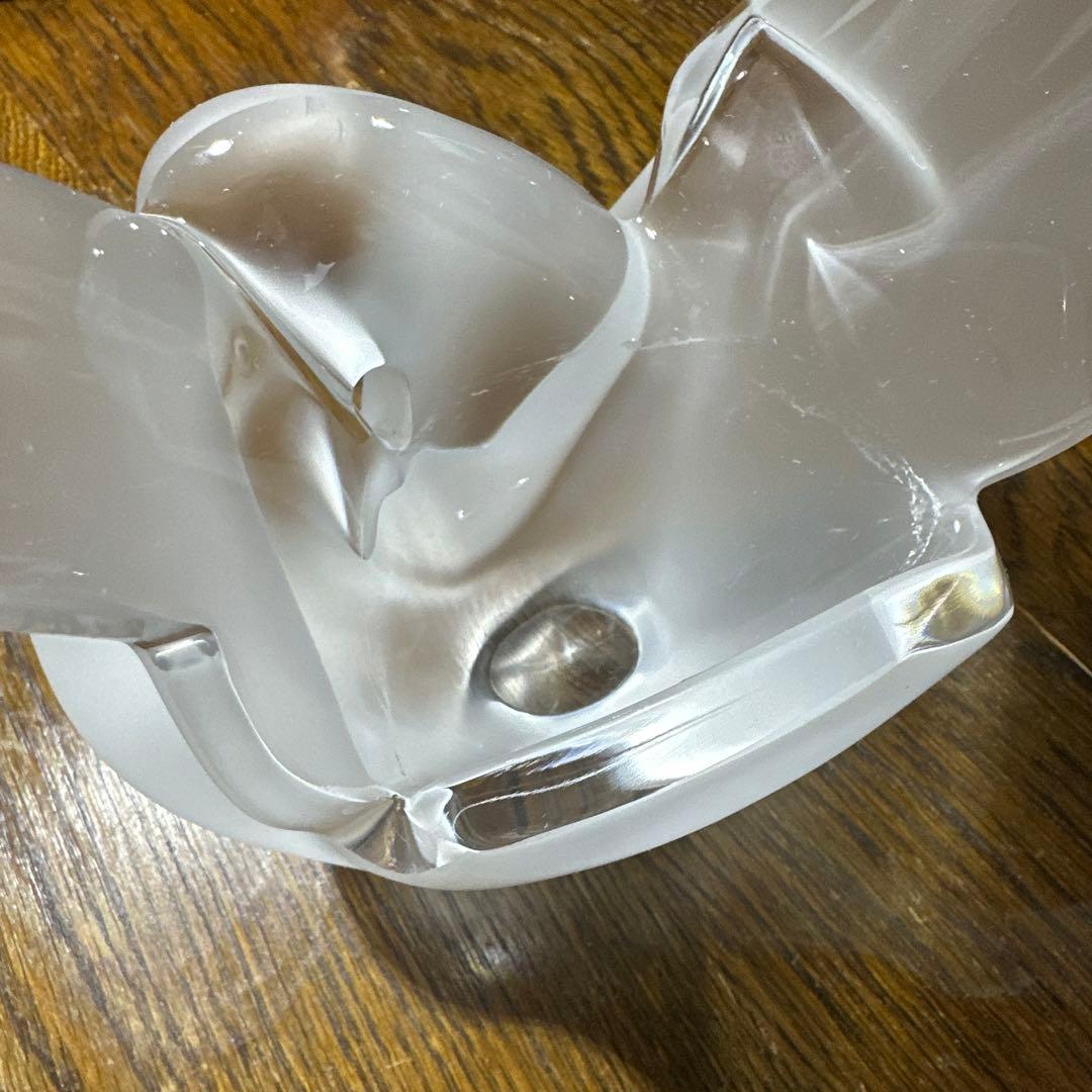 LALIQUE ラリック　花瓶　France 帝国ホテル　鳩　鳥