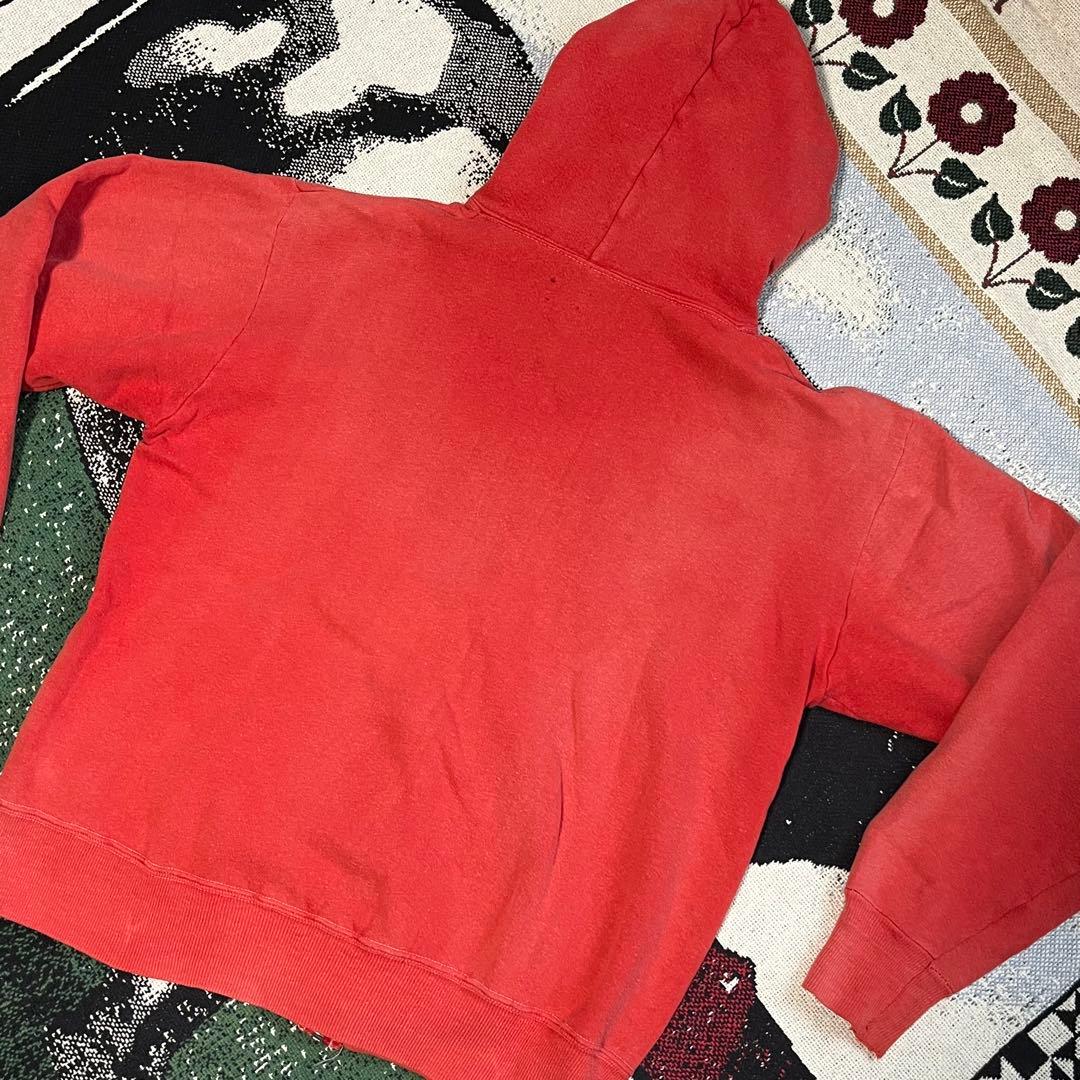 60s 70s フェード ジップアップ パーカー ヴィンテージ ダブルフェイス