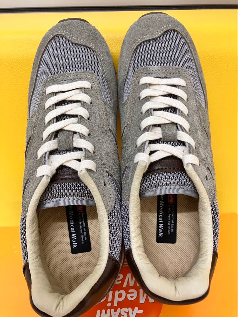 【えっちゃん】未使用 アサヒ メディカルウォーク スニーカー 牛革 23㎝