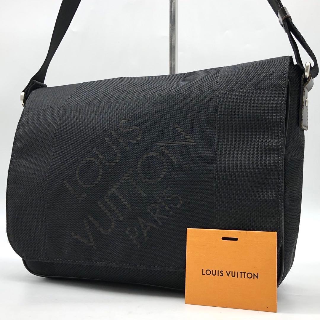 ルイヴィトン ショルダーバッグ ダミエジェアン プチメサジェ ノワール