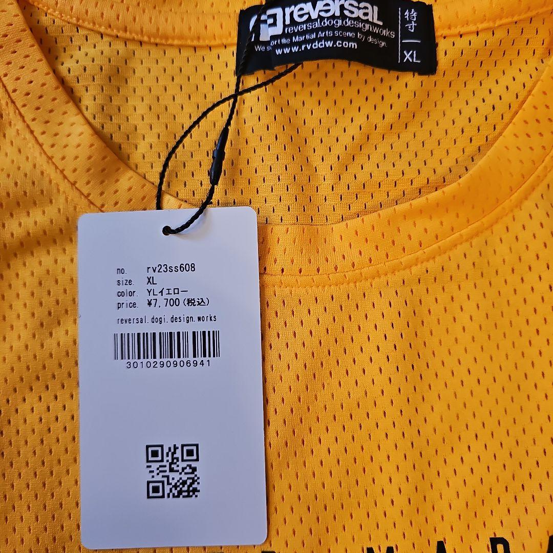 完売品　新品未使用　リバーサル　メッシュタンクトップ イエロー　XL