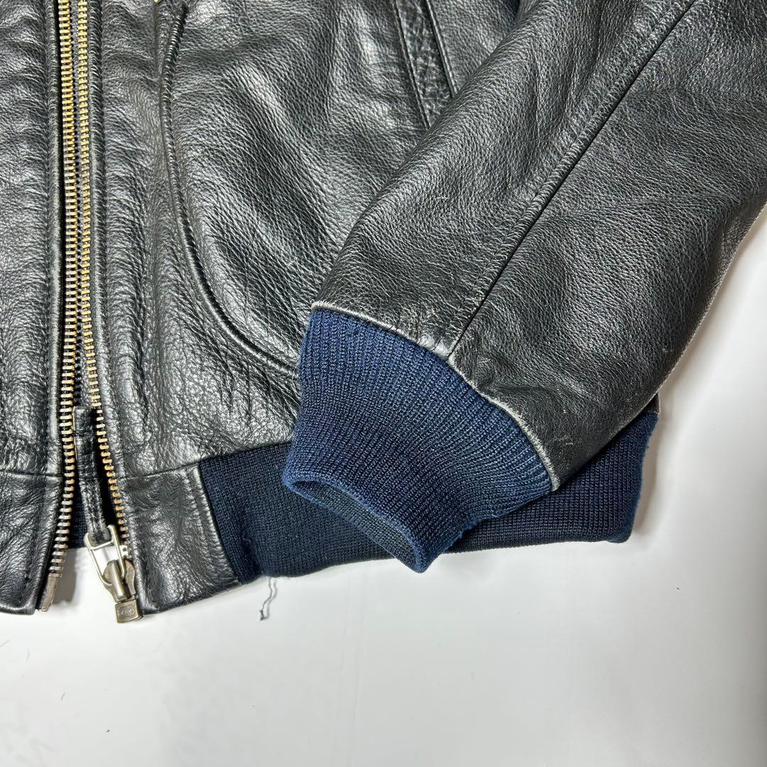 ウィルカーインダストリーズ　80s フライトジャケット　レザー B-37