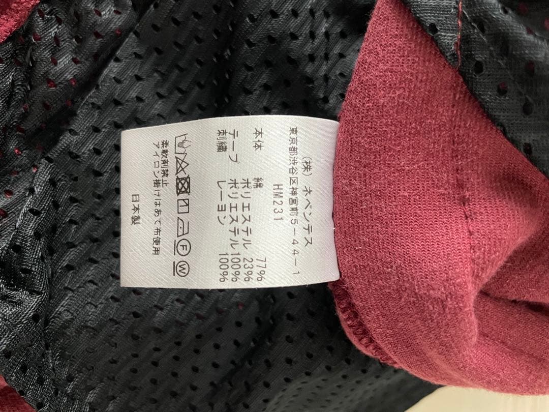 Needles ニードルス バーガンディ トラックパンツ ベロア Mサイズ