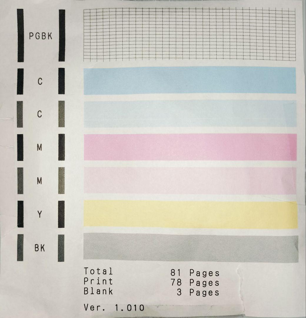 未使用級 【総印刷枚数８１枚】キヤノン インクジェット複合機 TR8630