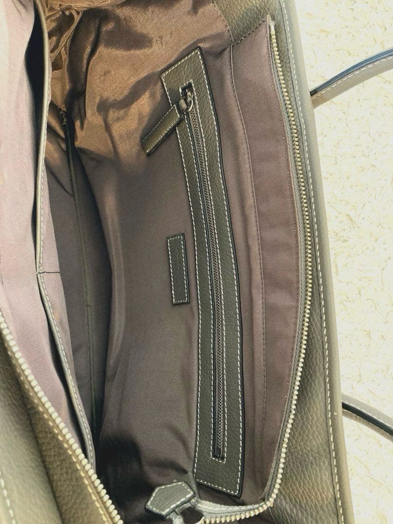 【美品】バーニーズニューヨーク トートバッグ グレー