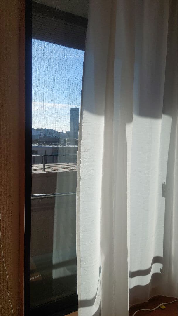 新品未使用 Nナチュレ レースカーテン 1.5倍ひだ UV加工 遮像 採光2枚