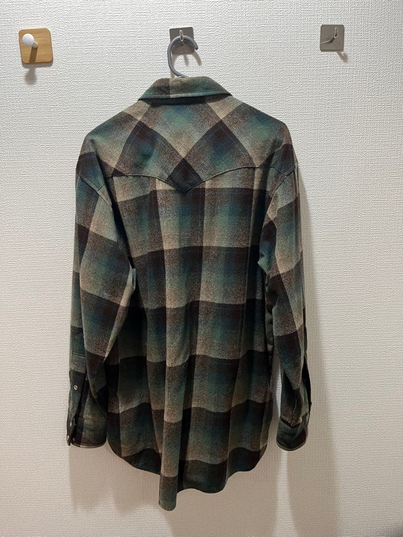 【激レア】PENDLETON ペンドルトン70s ウール　ウエスタン　オンブレL