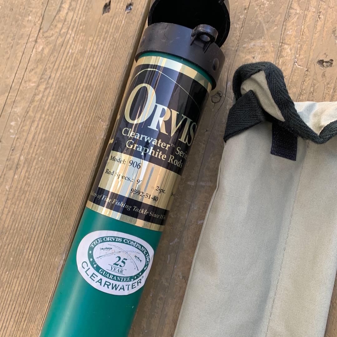 オービス#6フライロッド コルクハンドル 収納チューブ付き