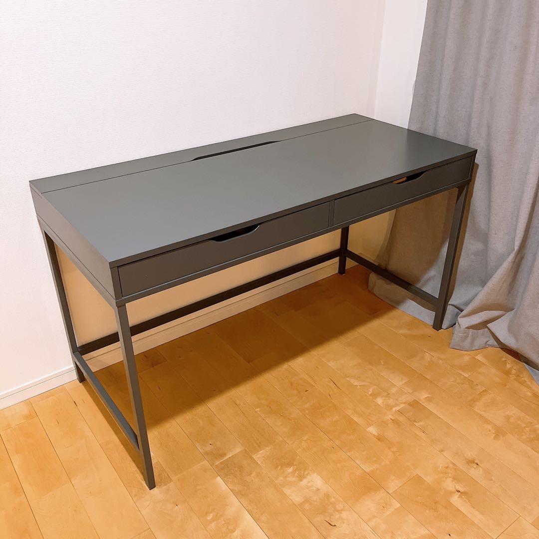 【直接引取のみ】IKEA デスク ALEX ダークグレー