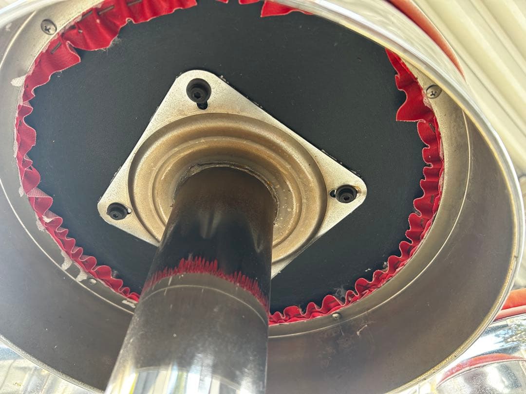 Coca-Cola ロゴ入りハイスツール 4脚セット　店舗　レトロ　丸椅子