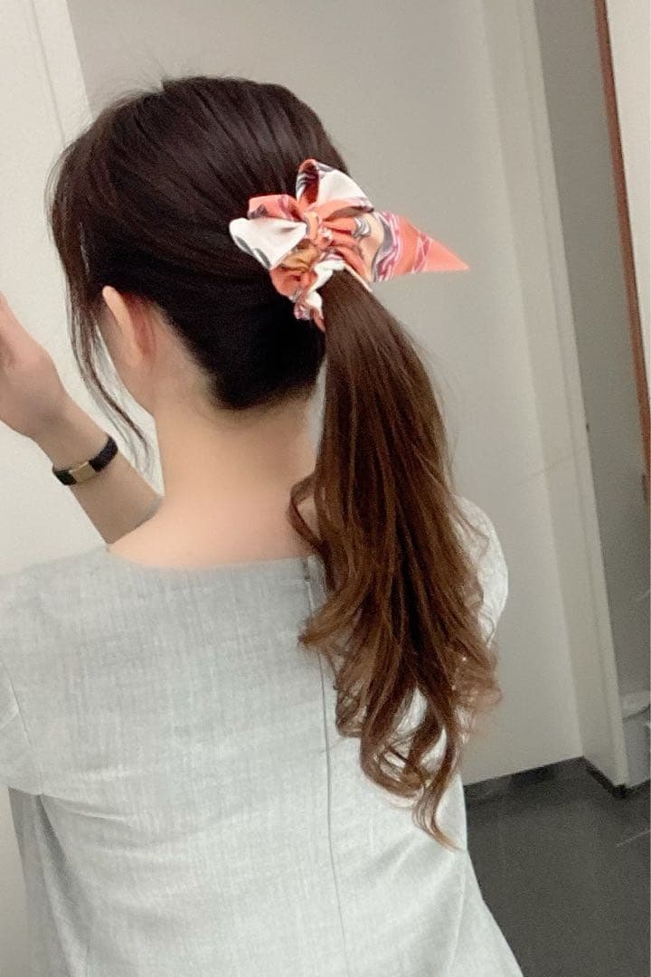 エルメス シュシュ ツイリーHERMES ショッパー箱付き