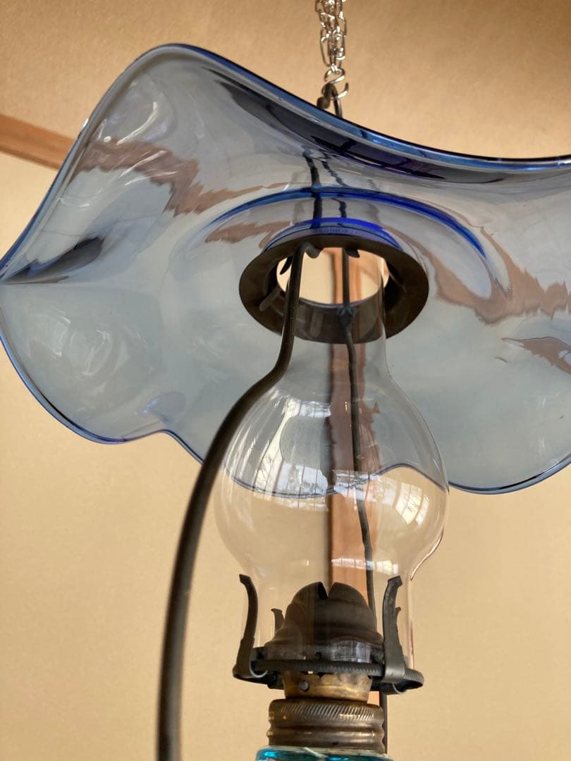 オイルランプ　ビンテージ　清掃済み