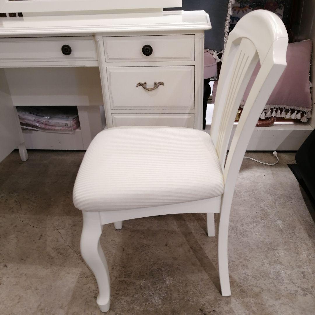 1+【2点セット】 セリーヌ ドレッサー チェア セット 東海家具 化粧台