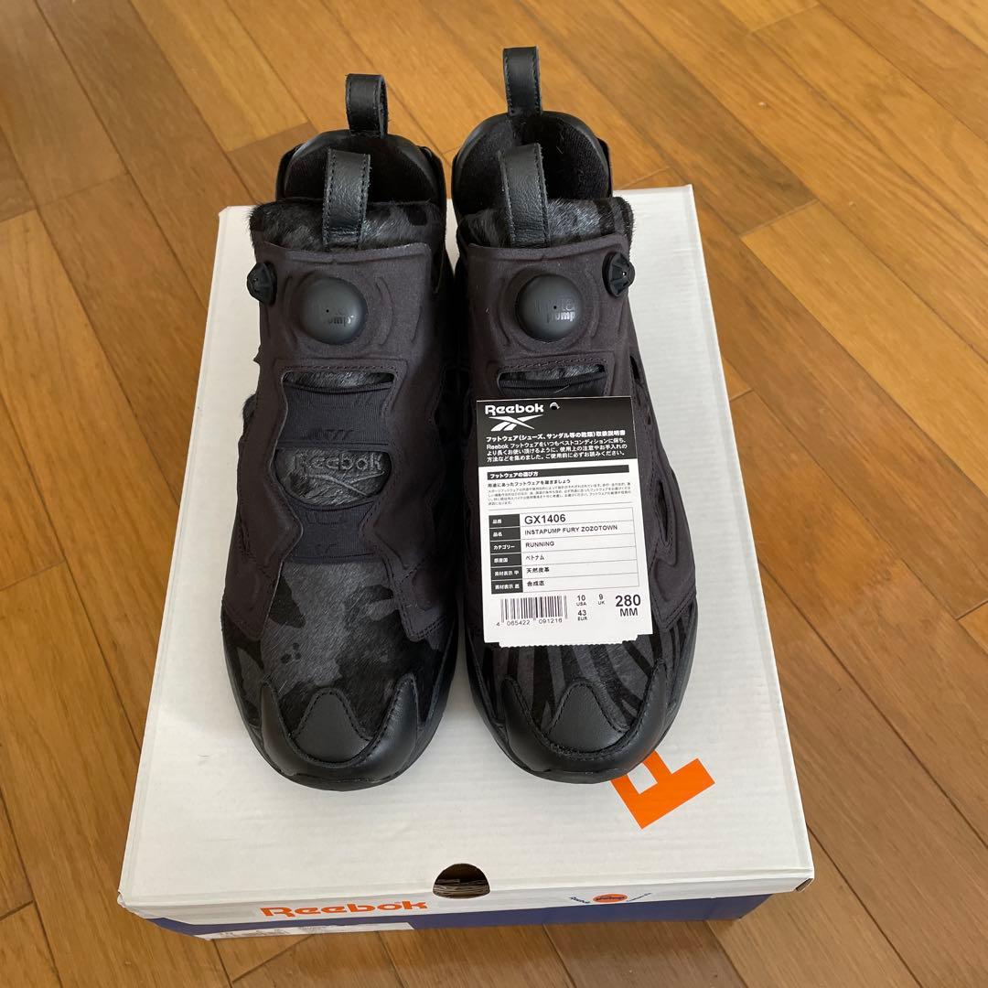 Reebok GZK1604 ブラック スニーカー 280