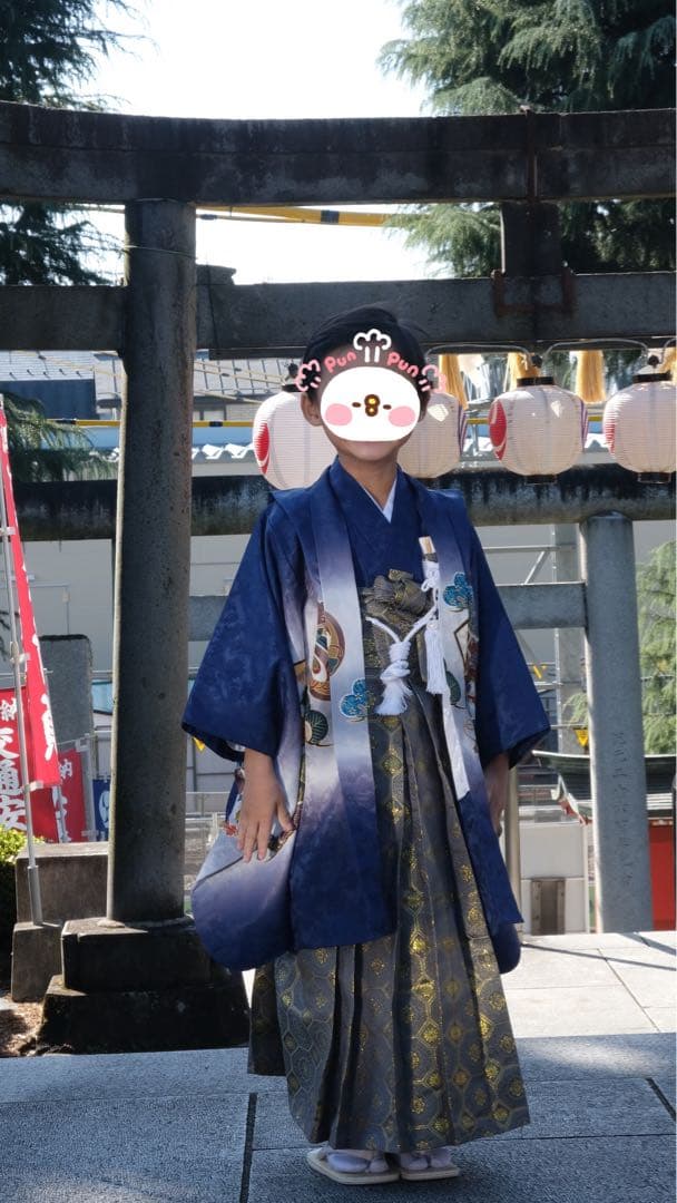 七五三　袴　5歳‍♀️