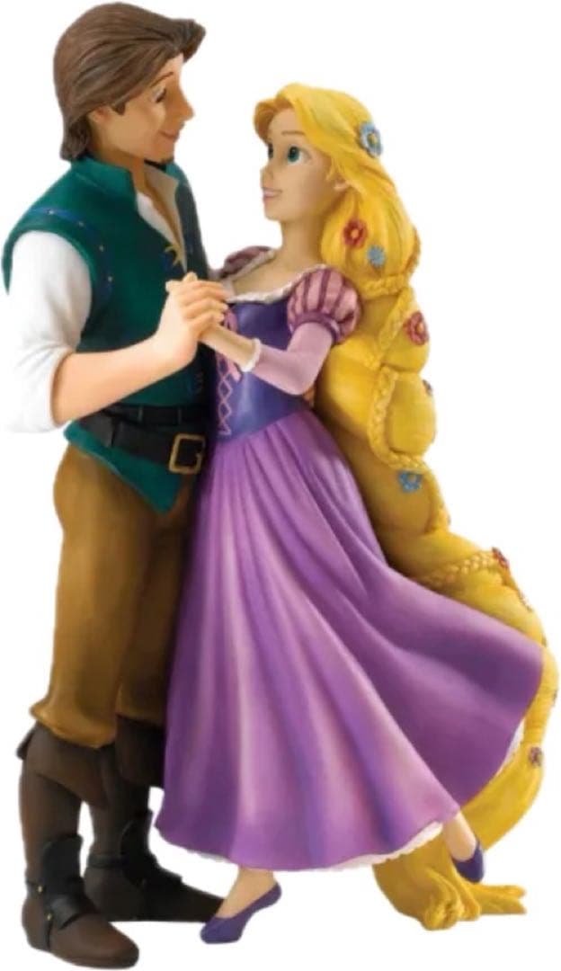 ディズニー EU限定 ラプンツェル フリン 置物