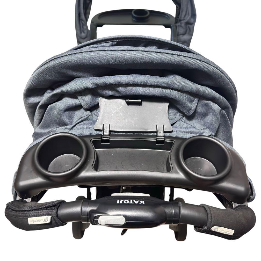 KATOJI カトージ 2人でゴーDX ベビーカー 新品レインカバー付き