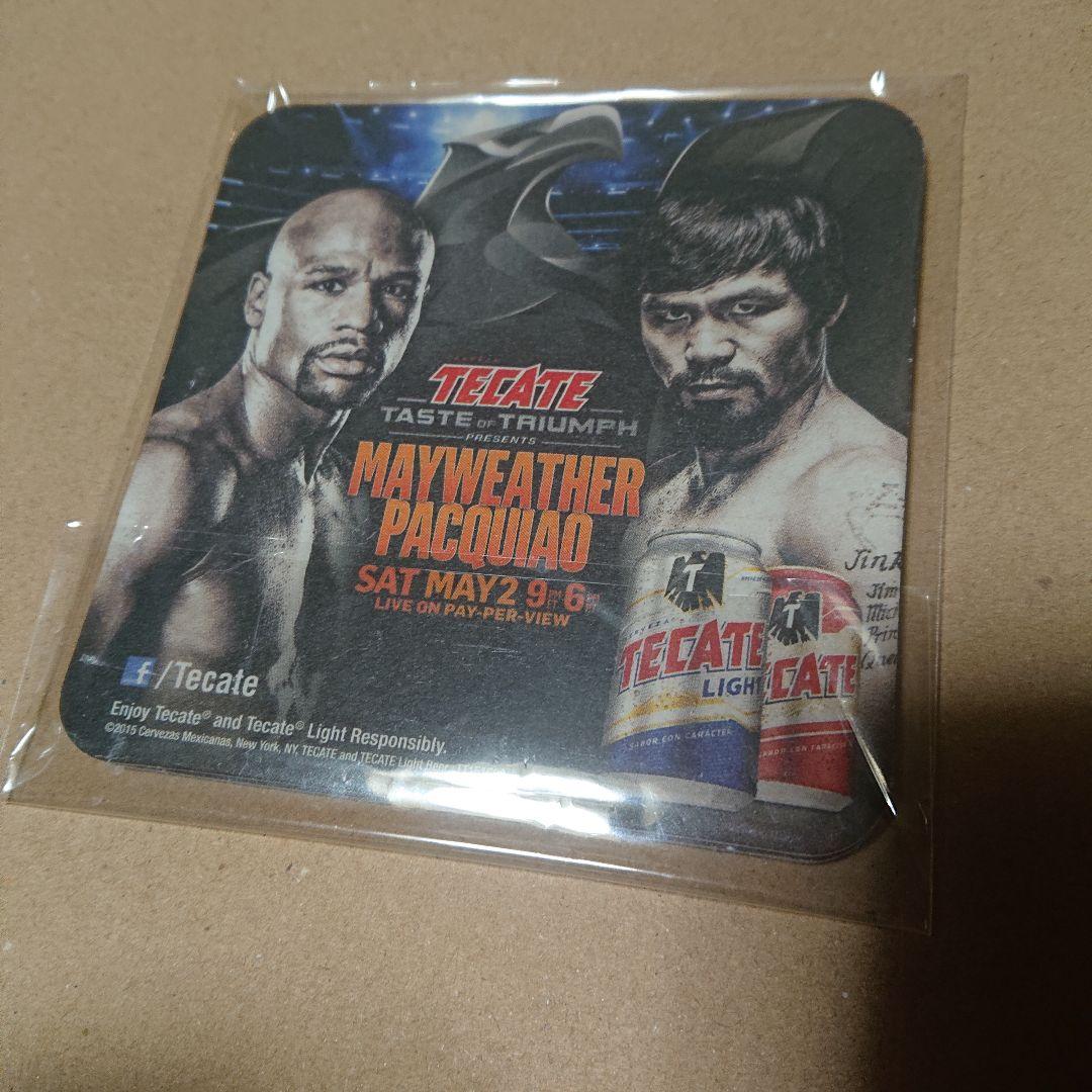 ボクシング メイウェザー×パッキャオ コースター MAYWEATHER