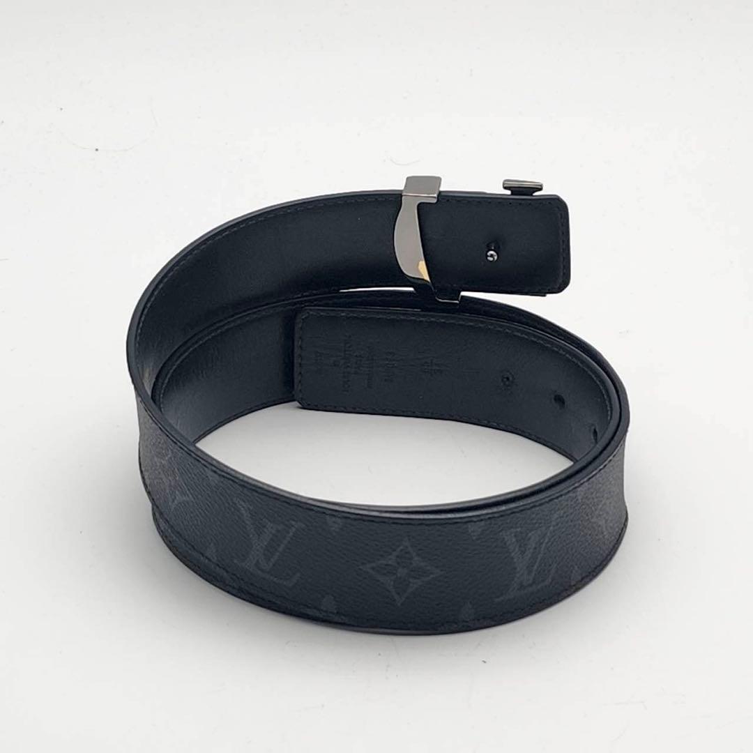 ルイヴィトン サンチュール モノグラム　ブラック　LVイニシャル　ベルト　付属品
