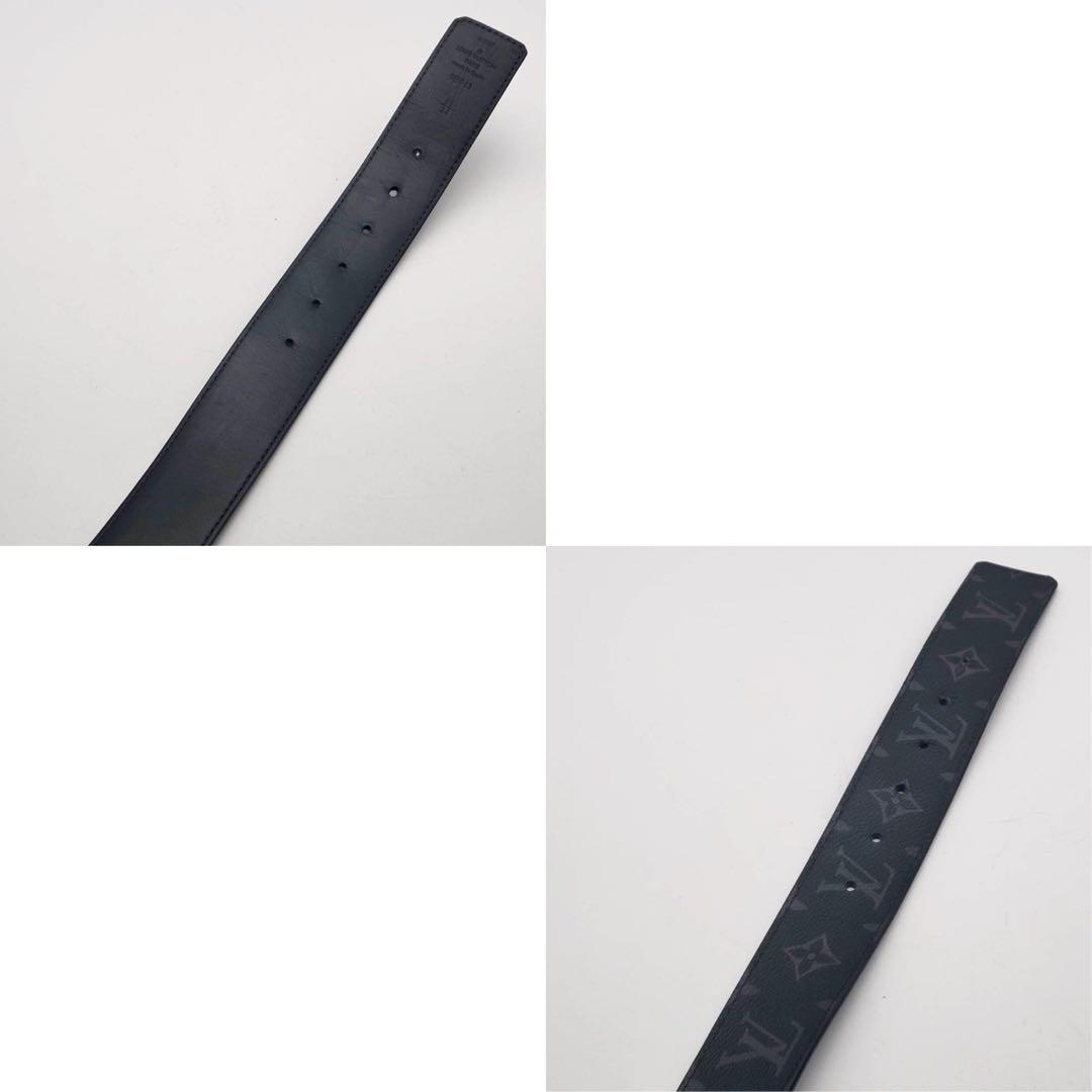 ルイヴィトン サンチュール モノグラム　ブラック　LVイニシャル　ベルト　付属品