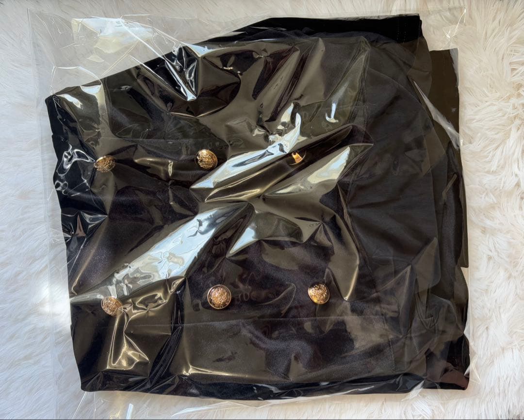 BELEAR MIMI ベリアミミ エレガントベロアミニワンピース ブラック