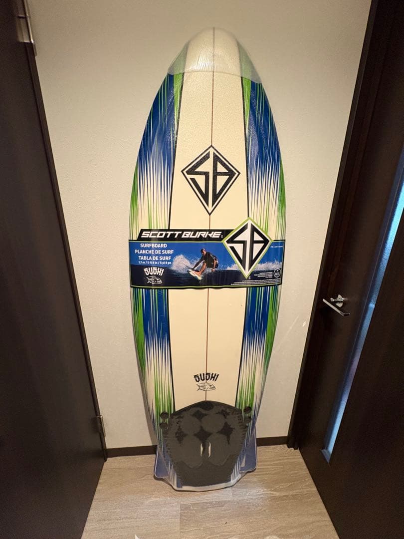 Scott Burke サーフボード フィン付き