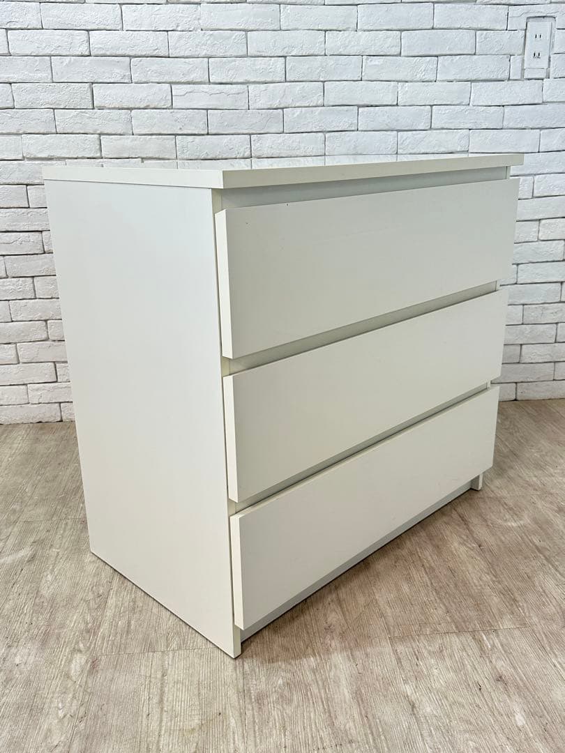 【東京都内23区配送無料】イケア　チェスト　棚　タンス　洋服　マルム　MALM