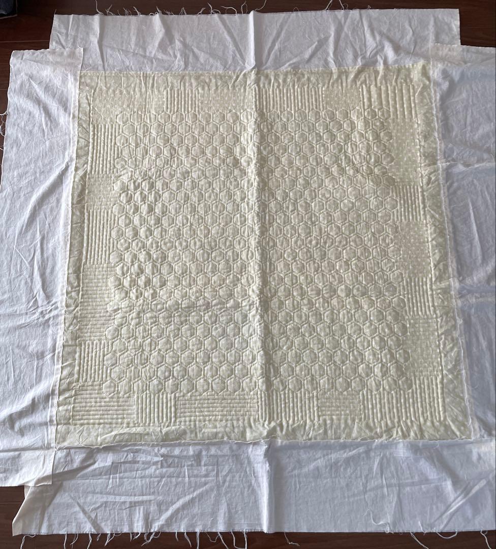 こうの早苗 製作途中 マザーズガーデンのベビーキルト