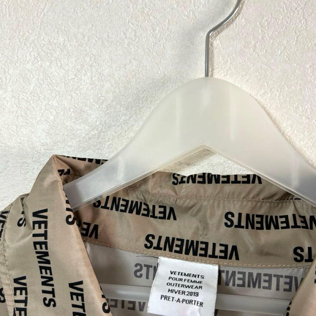VETEMENTS ヴェトモン レインコート アウター コート　総柄