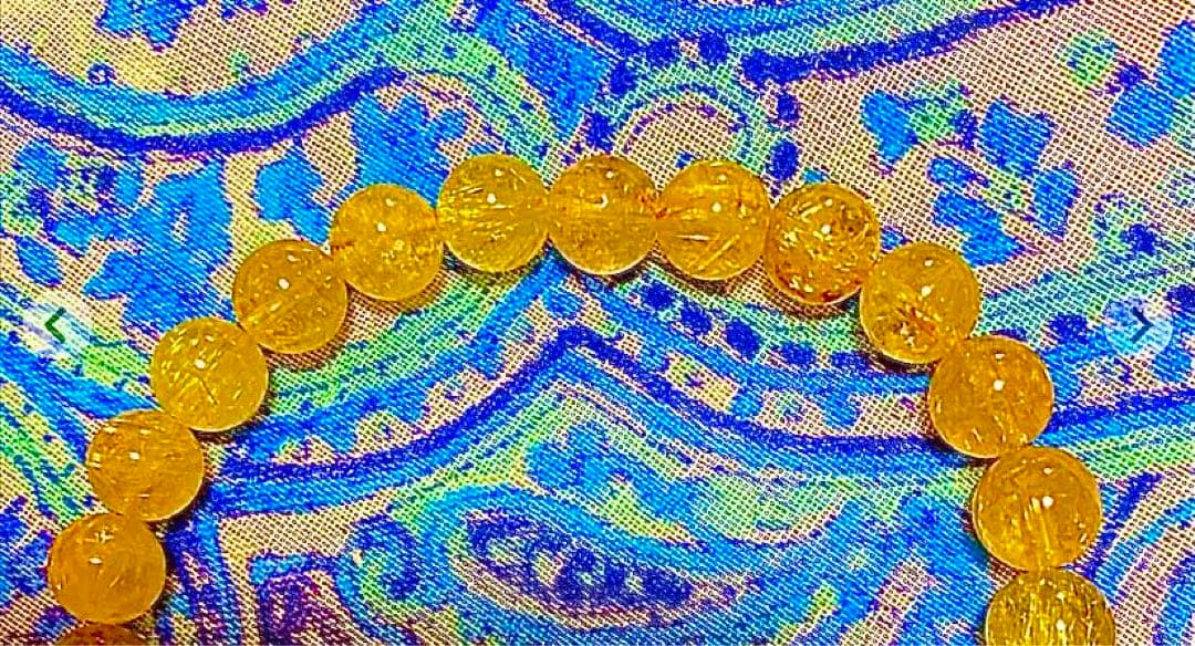 金運爆上げ　特別祈祷　世界的な金運アップ！５mm珠　高級ルチルクォーツ　高野山