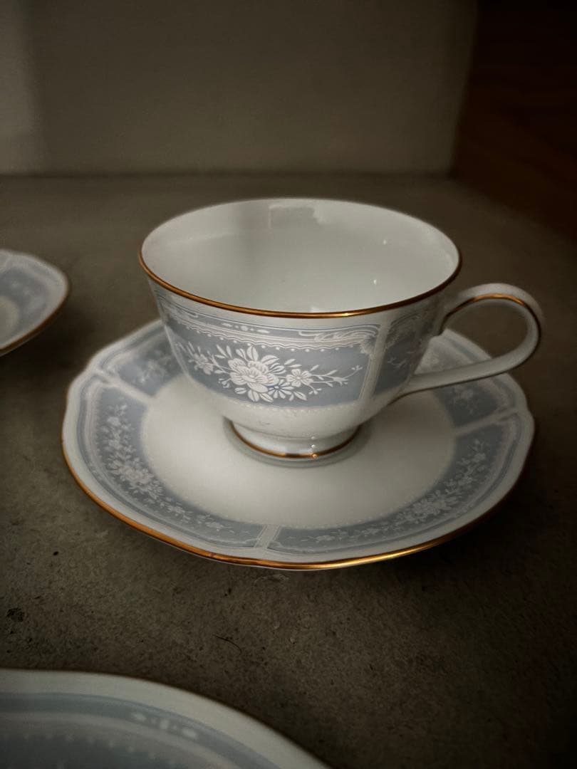 ノリタケ　レースウッドゴールド