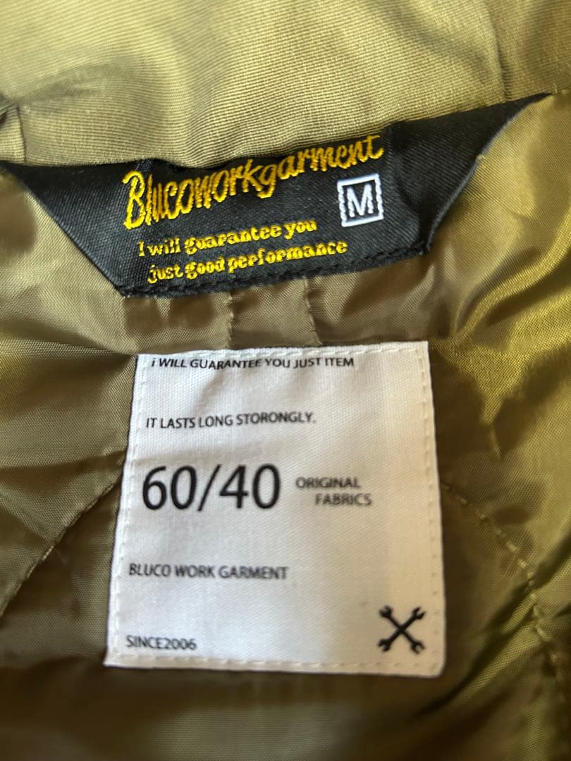 ブルコ bluco マウンテンパーカー 60/40 カーキ M