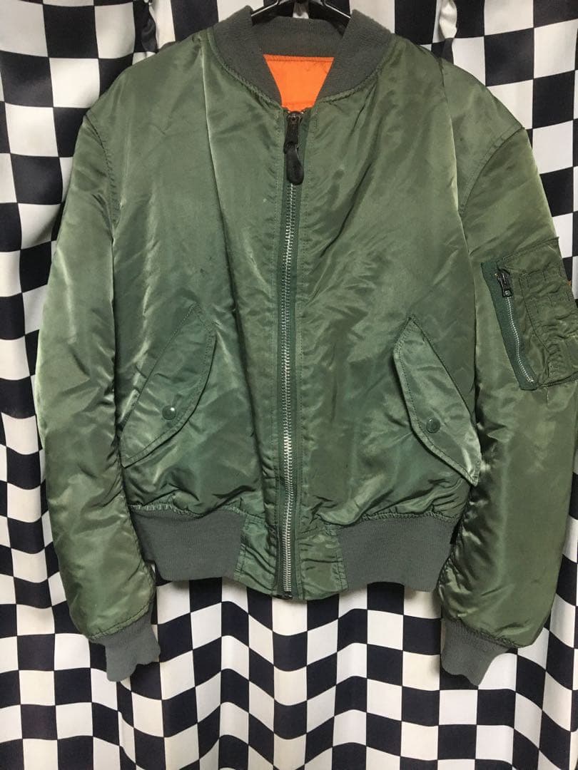 アルファ　alpha ma1 usa M セージ　米国製　90s