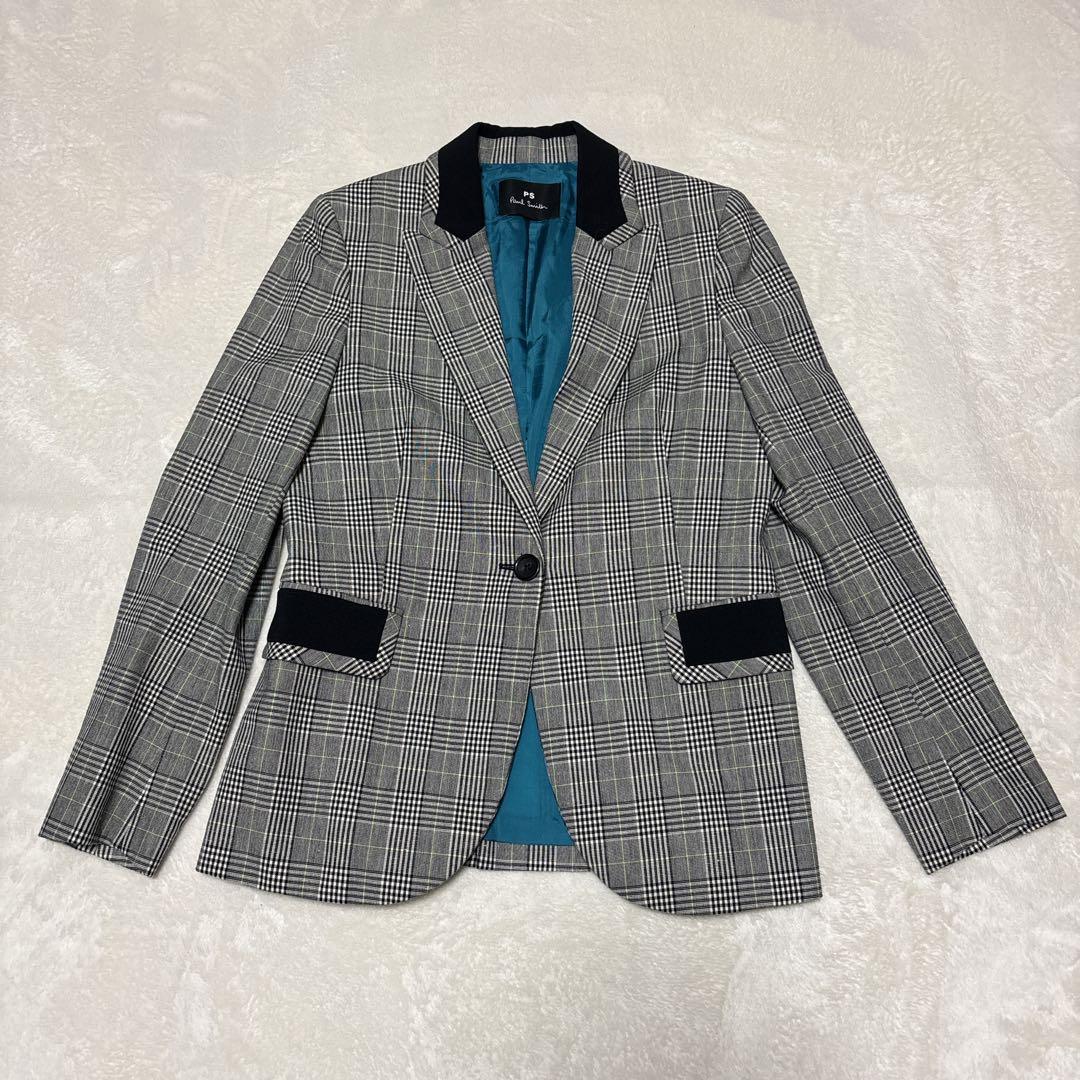 ピーエスポールスミス　セットアップ　チェック　グレー系　38　Mサイズ