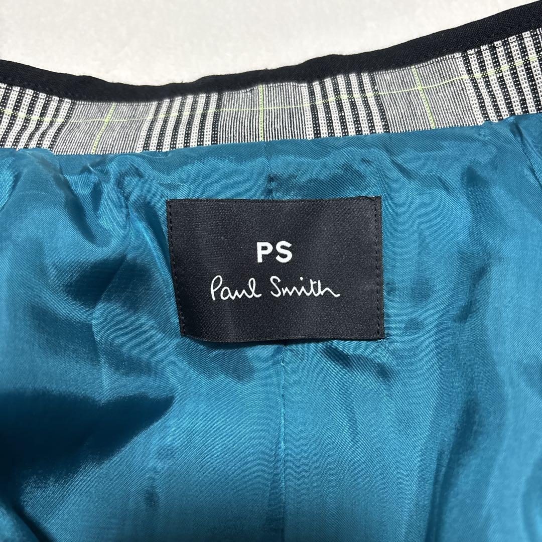 ピーエスポールスミス　セットアップ　チェック　グレー系　38　Mサイズ