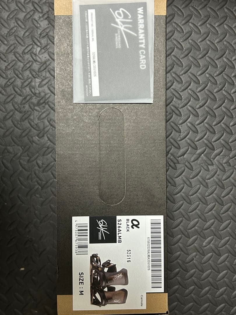 25-26 SLY BOARD BINDINGS 【α】日本正規品