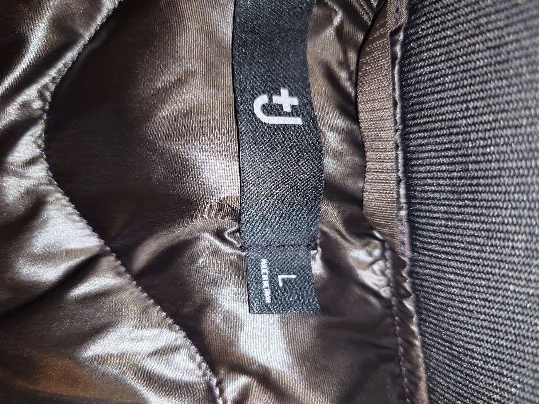 ユニクロ　+J復刻ハイブリッドダウンオーバーサイズMA1　Lサイズ　グレイ