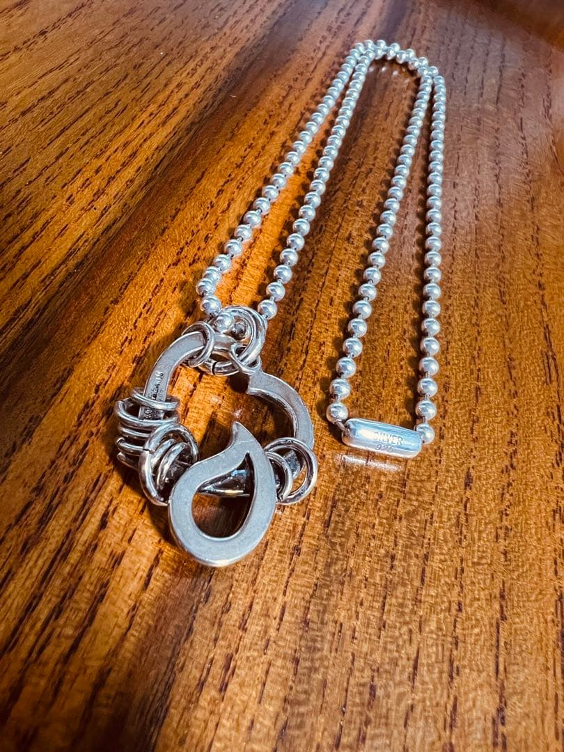 NUMBER (N)INE 03aw カート期 ハート涙 ペンダント ネックレス