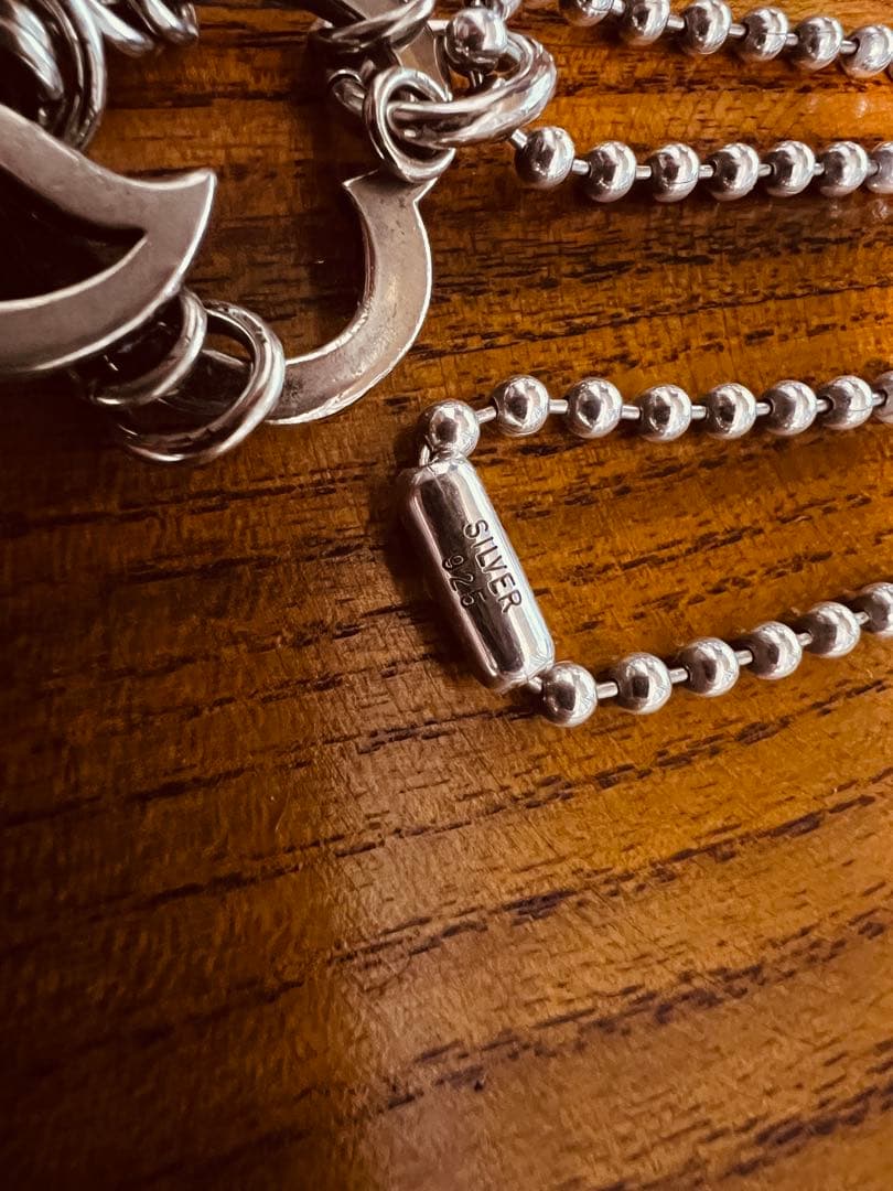 NUMBER (N)INE 03aw カート期 ハート涙 ペンダント ネックレス