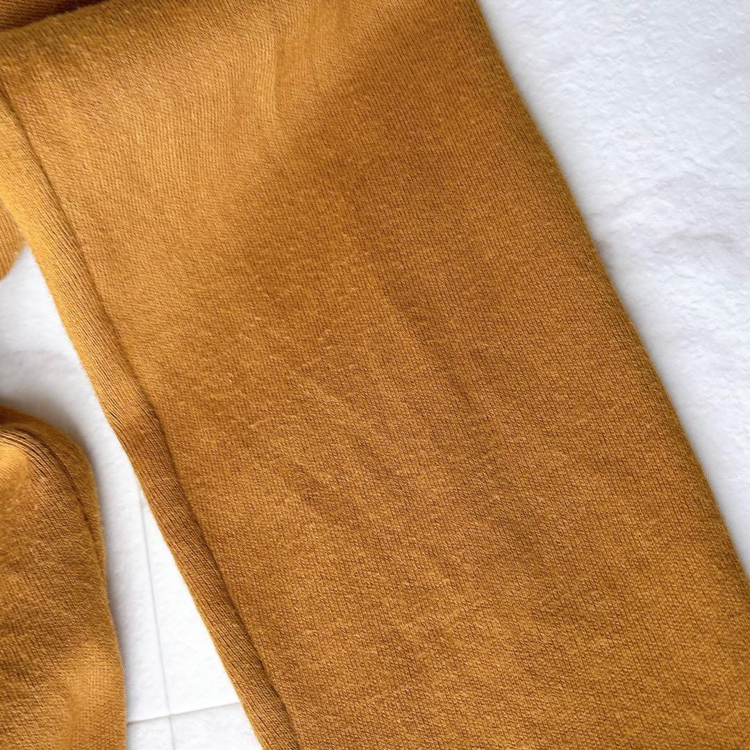 CABaN バイカラーVネックカーディガン M キャメル×パープル 定番人気