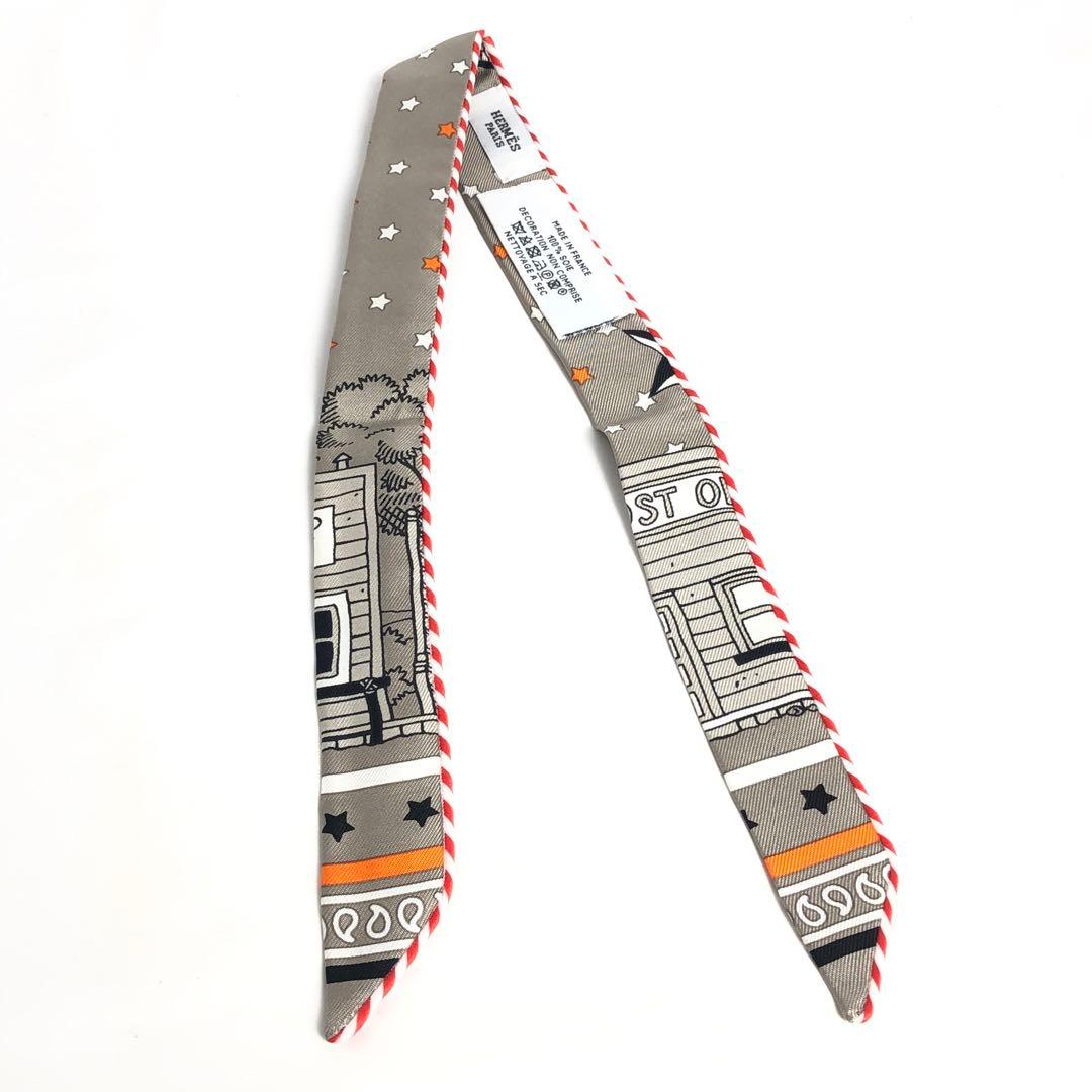 【未使用保管品】HERMES エルメス ツイリードール パリステーション