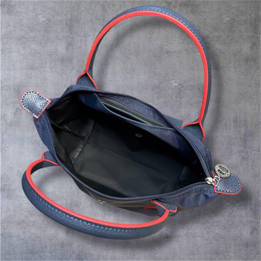 【新品・超希少】ロンシャン トートバッグ ルプリアージュ ネイビー 70周年記念