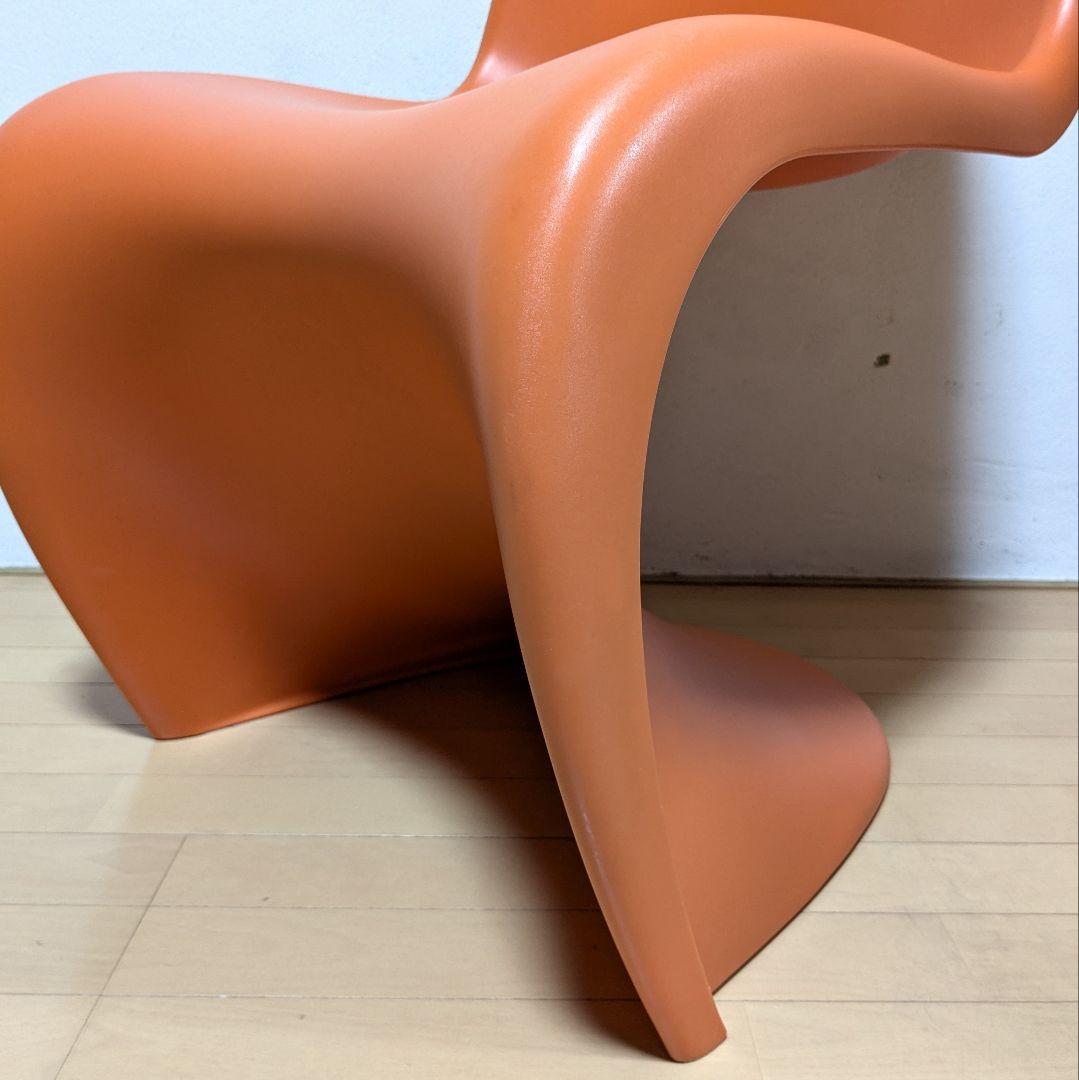 美品 Vitra パントンチェア ポリプロピレン タンジェリン オレンジ
