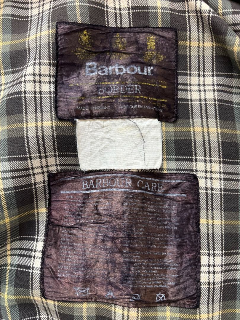 雰囲気抜群 Barbour バブアー90's BORDER ジャケット