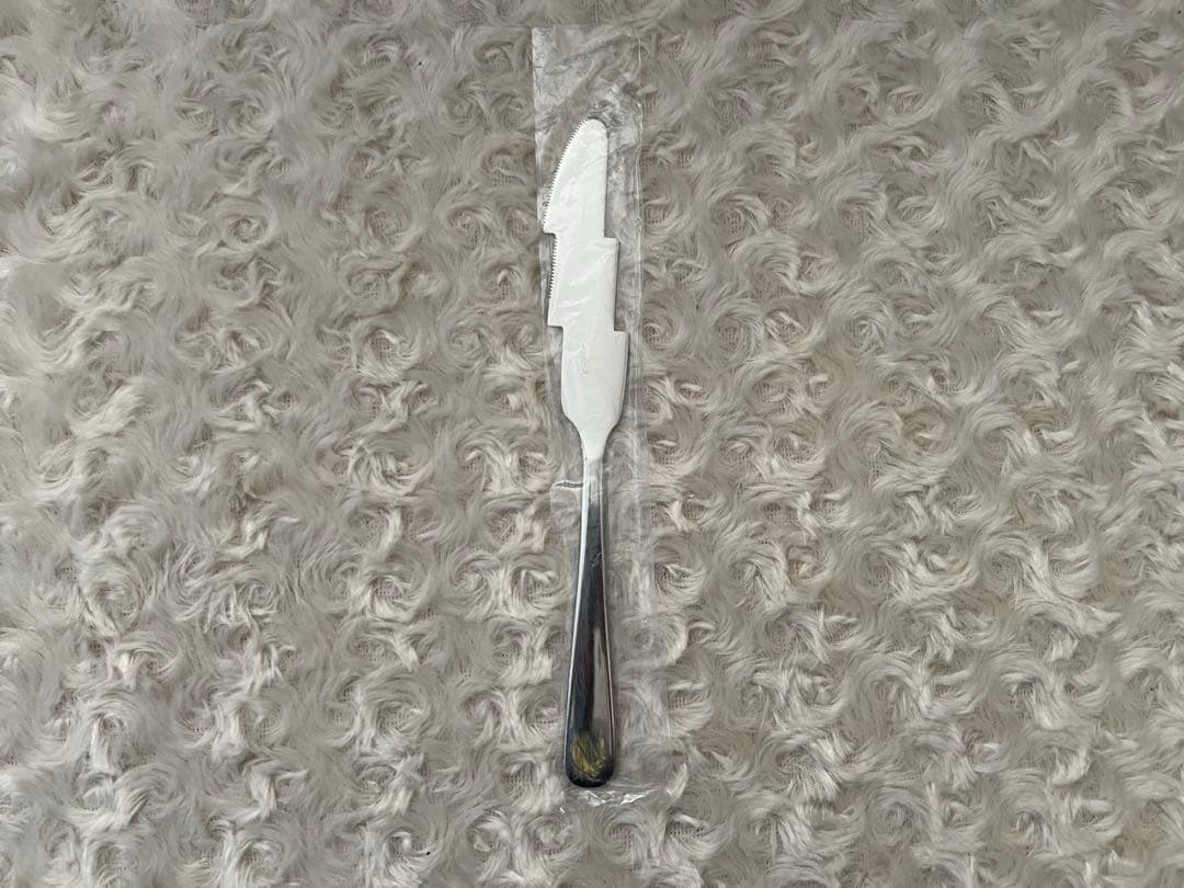 グラフィックデザイナー福田繁雄　カトラリー　福田繁雄デザインナイフ〈だんだん〉