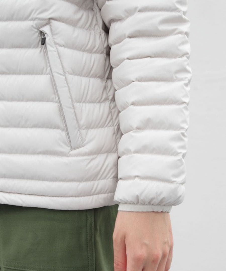 ★美品★ORCIVAL インナーダウンクルーネック　ライトベージュ サイズ2