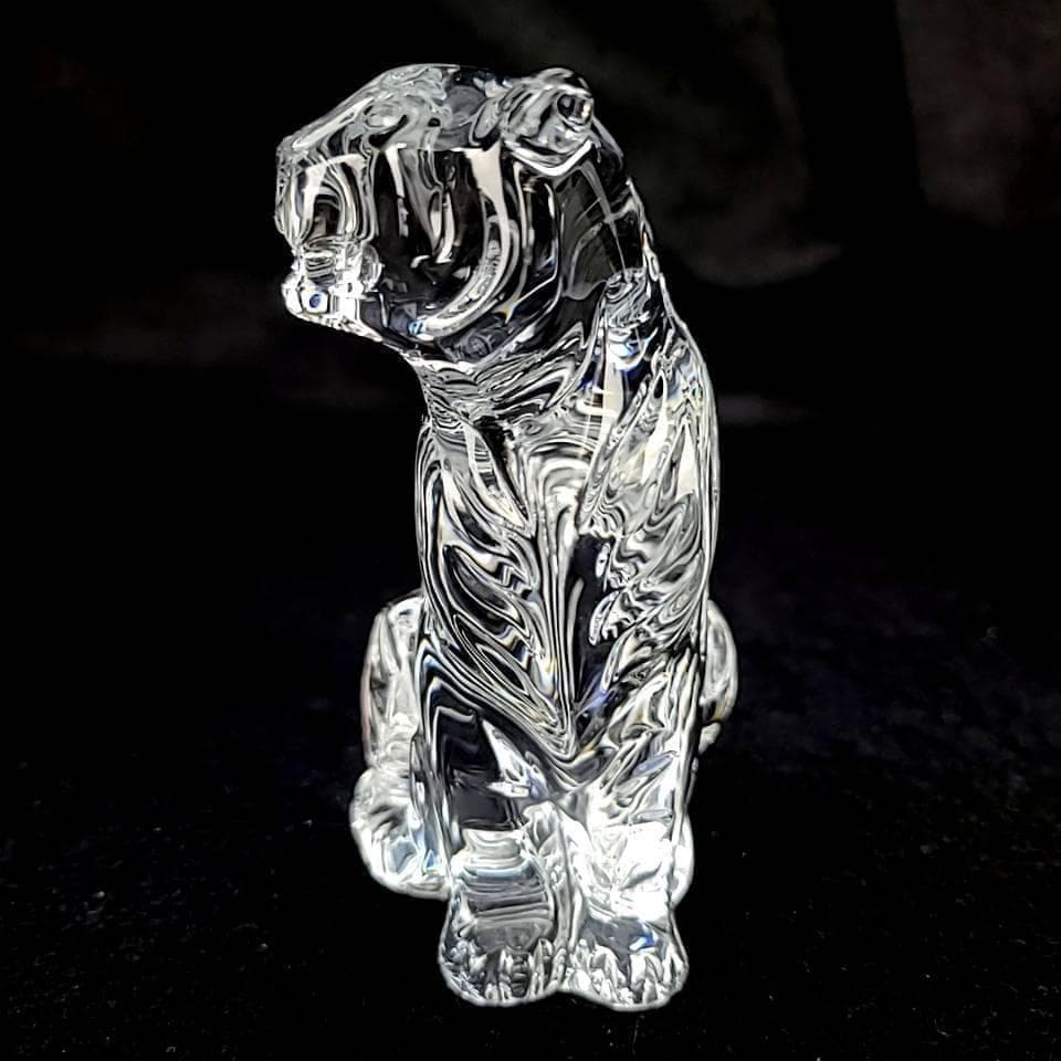 ●美品/バカラ　干支　寅　トラ　虎　置物　フィギュリン 0